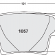 Street brake pads - Chrysler / Dodge
rear pads